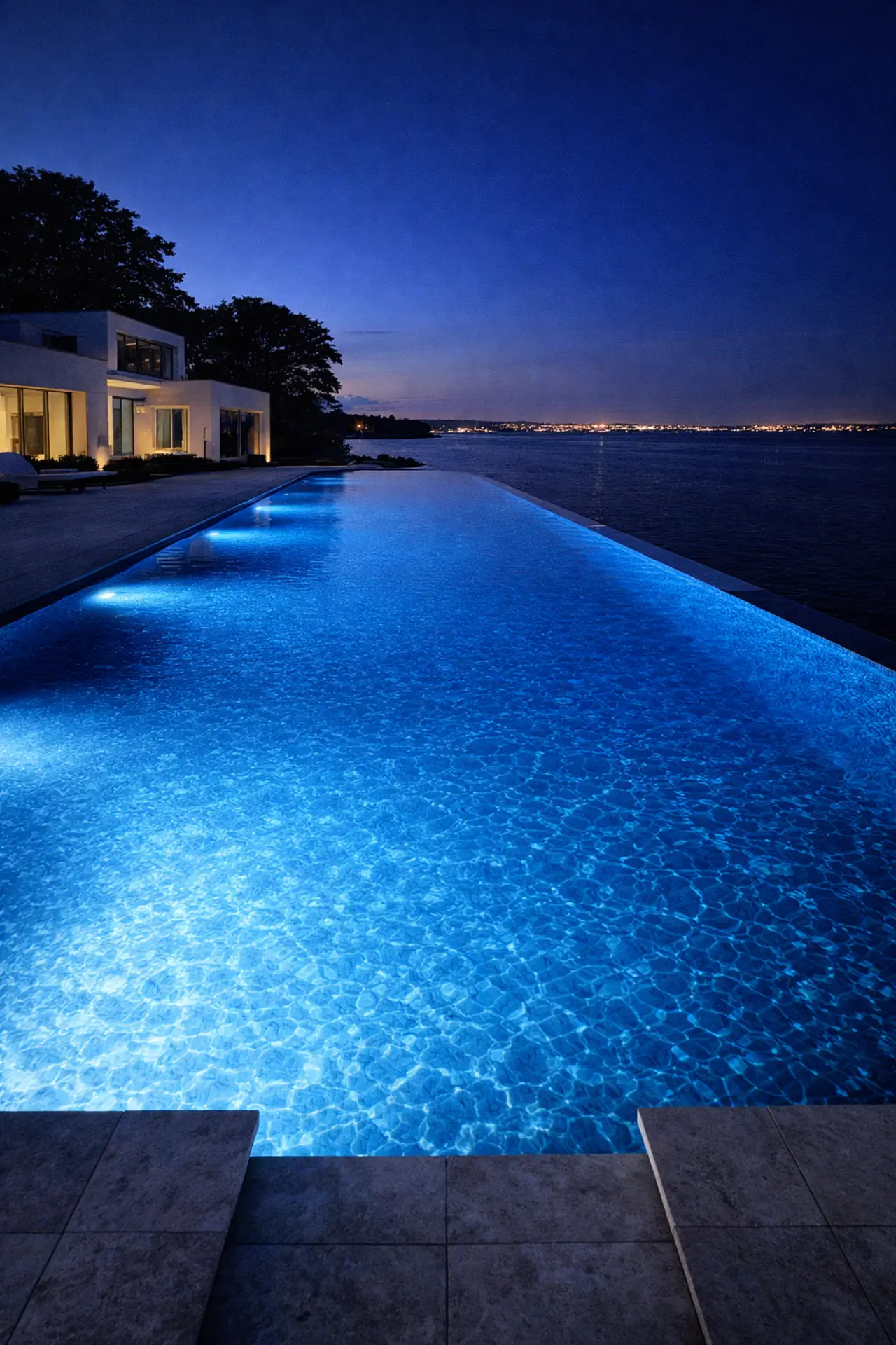 Custom gunite pool by Gedney Pools serving Pelham, NY